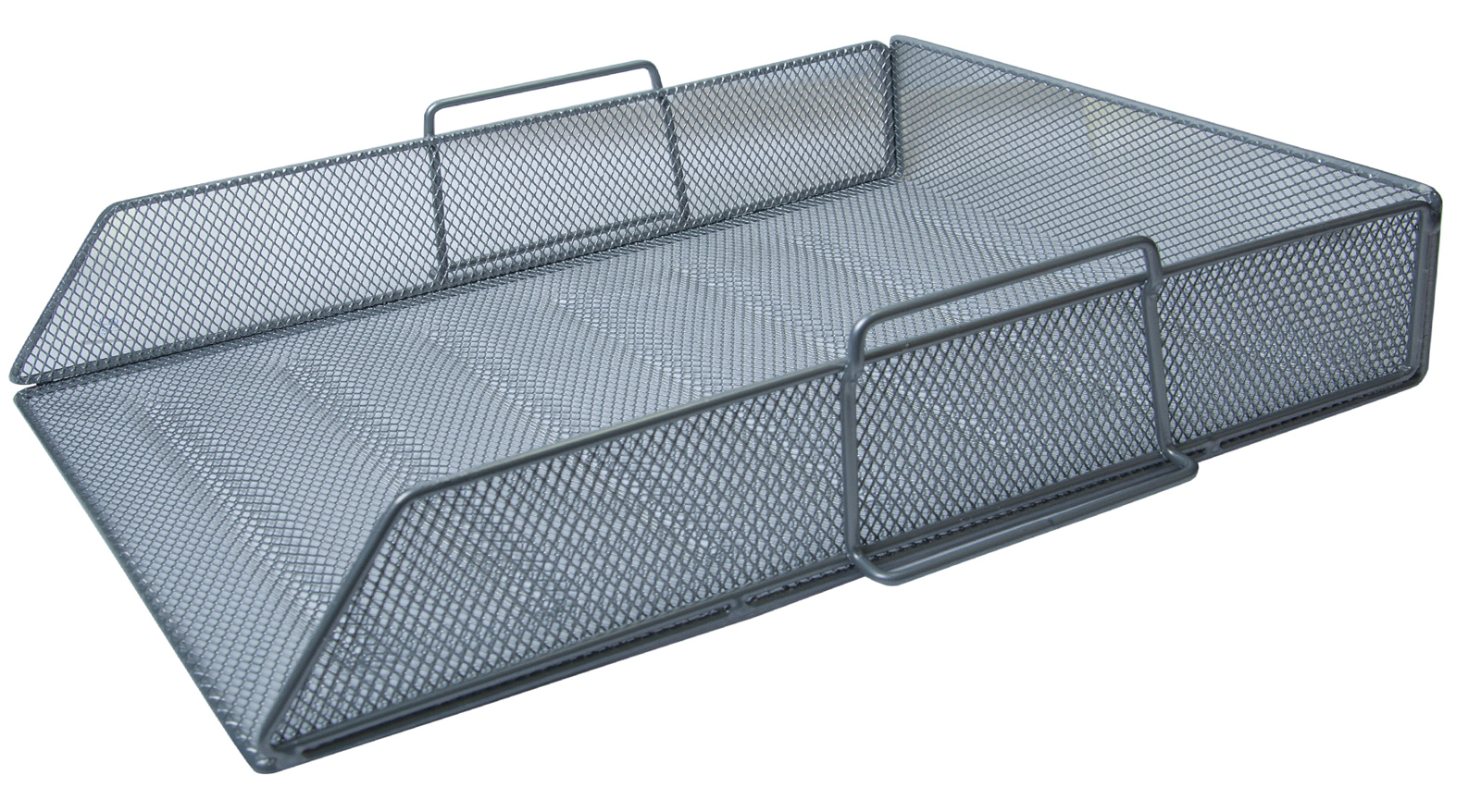 Лоток горизонтальный для бумаг, металлический, серебр. BuroMax - фото 5