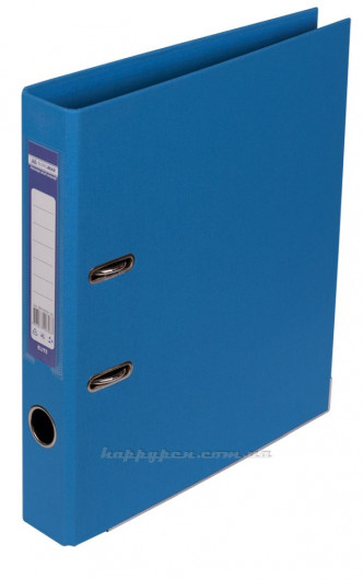 Регистратор 5см. А4 (PP двустороннее покрытие) ELITE, св.-синий BuroMax - фото 6