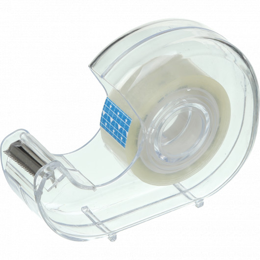 Скотч с диспенсером 18мм.*20м.,  прозрачный BuroMax - фото 2