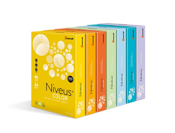 Бумага цветная Color A4 интенсив 80г./м2, 500лист., CY39 yellow, желт. Mondi - фото 4