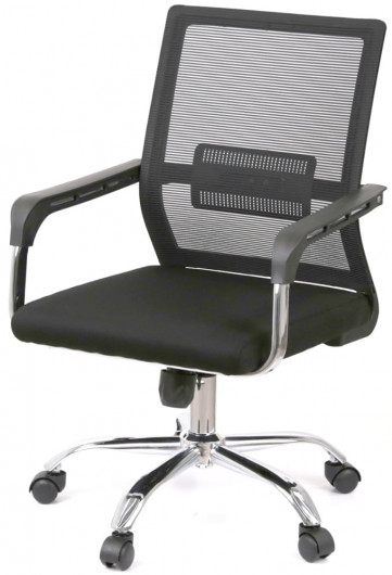 Кресло для персонала Бруно mesh СН TILT, черн. АКЛАС - фото 4