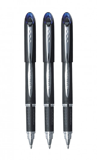 Роллер автомат. Jetstream 1,0мм., корпус черн., стержень син. Uni - фото 5