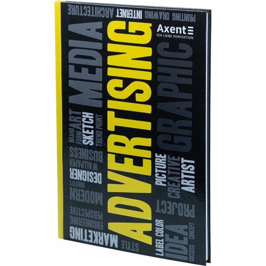 Книга учета 80л., А4, Colors, твердый переплет, офсет, кл., желт. Axent - фото 5