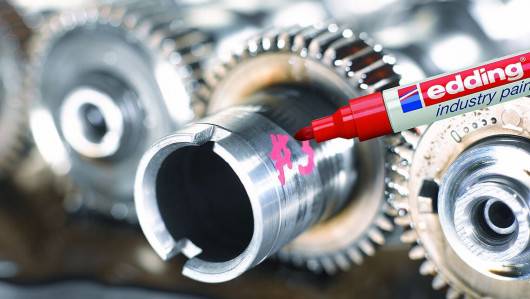 Маркер лакирующий PAINT 8750, круглое острие2-4мм., красн. Edding - фото 6