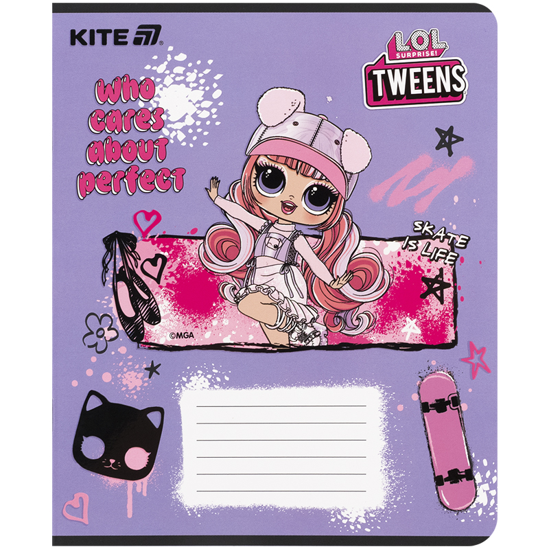 Тетрадь 12 лист., кл., софт тач + УФ лак, LO (LO25-232) Kite - фото 13