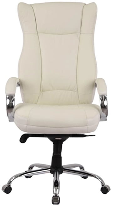 Крісло для керівника Бадалона CH MB (Шкіра Lux LC-W), біл. АКЛАС - фото 23