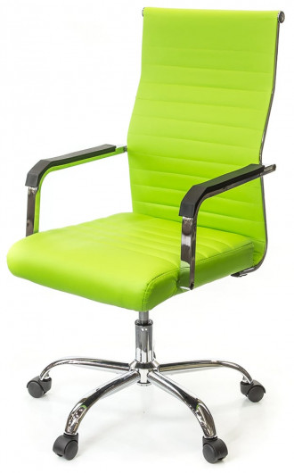Кресло для персонала Кап FX СН TILT (PU lime green), салат. АКЛАС - фото 13