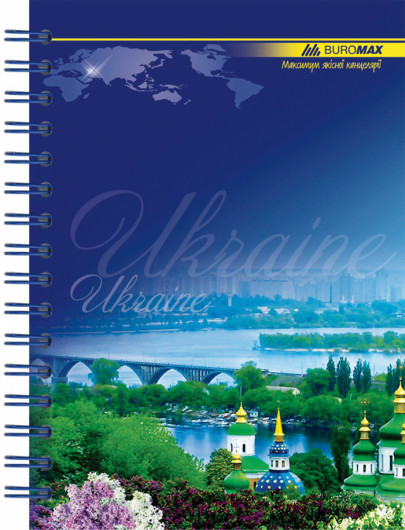 Тетрадь на спирали А6, 96л., клетка, 