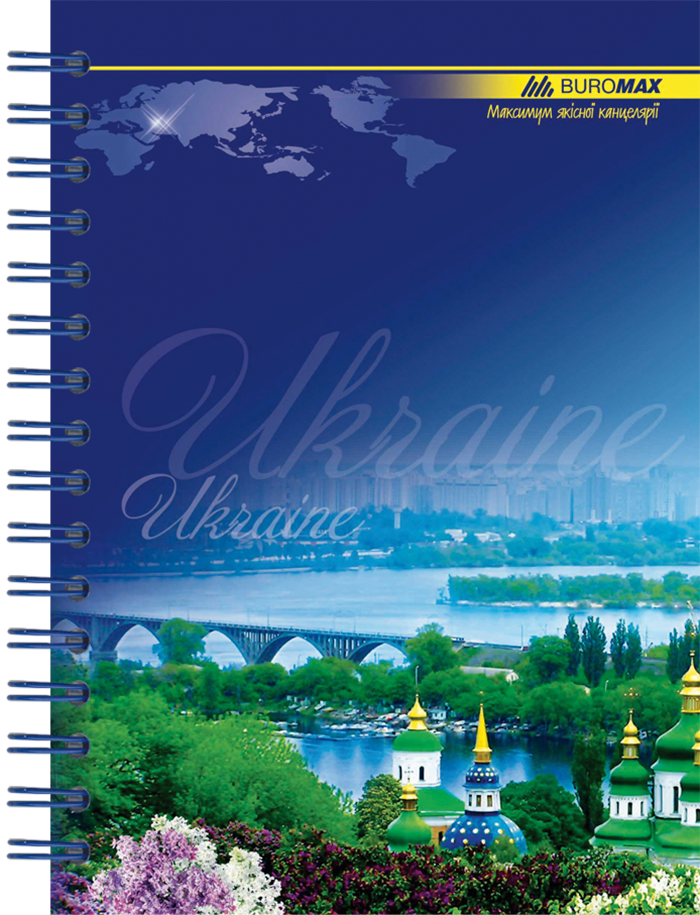 Тетрадь на спирали А6, 96л., клетка, 