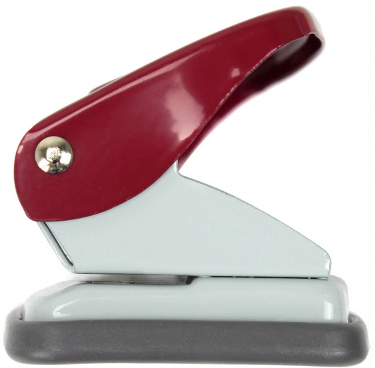 Дырокол на 2 отверстия, до 10 листов (4344), металлический, красн. NORMA - фото 4