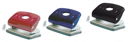 Дырокол на 2 отверстия, до 20 листов (4345), металлический, черн. NORMA - фото 3