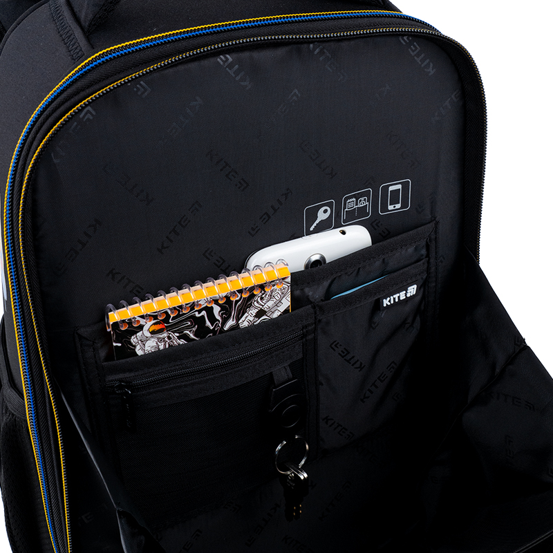 Рюкзак Kite Education каркасний 531 «Hot Wheels» Kite - фото 19