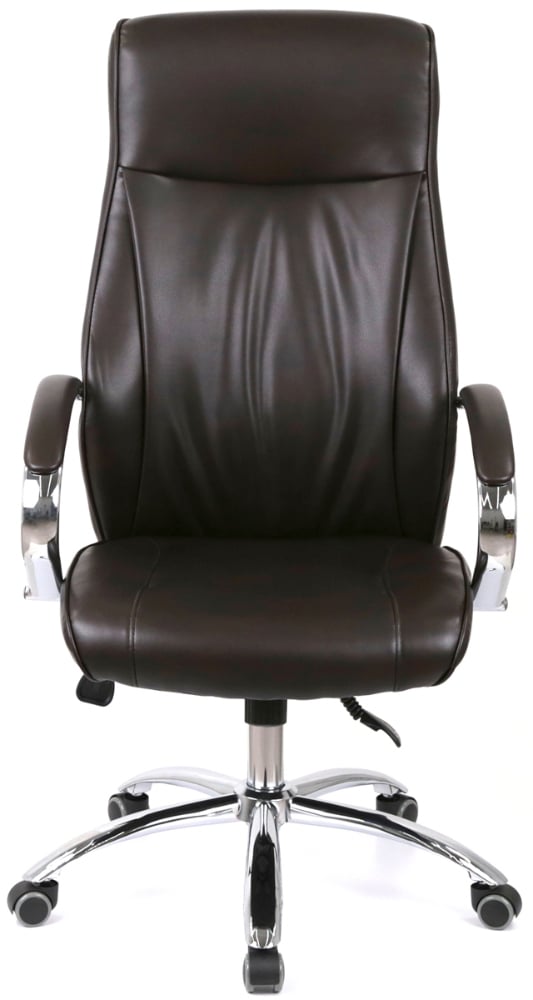 Кресло для руководителя Дрим CH ANF, темно-корич. АКЛАС - фото 29