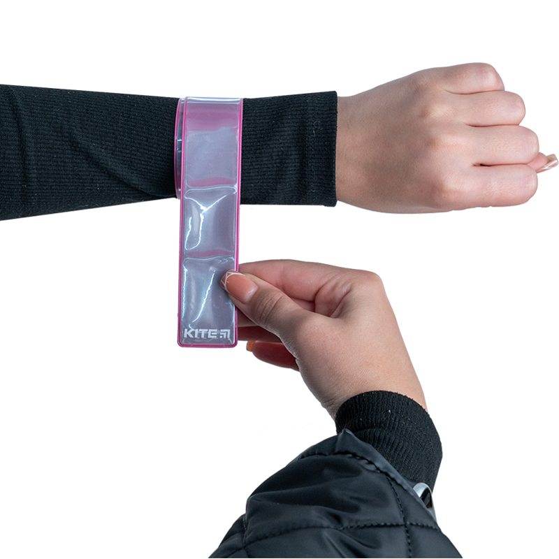 Набор браслетов светоотражающих, сиреневые Kite - фото 4