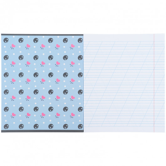 Зошит 12 арк., кос., софт тач + УФ лак, Hello Kitty-2 (HK25-235-2) Kite - фото 14
