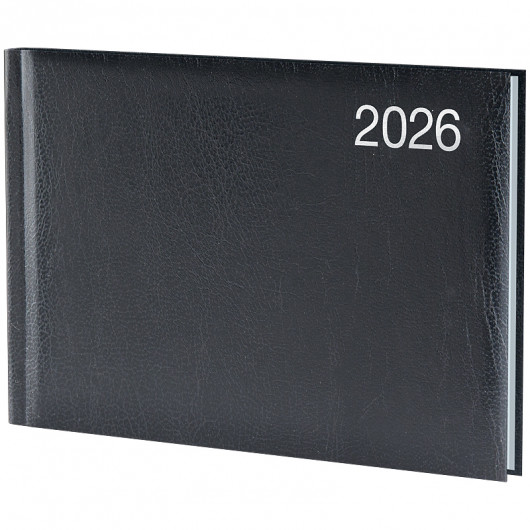 Еженедельник 2026 карманный Miradur, серебрянное тиснение, черный Brunnen - фото 2