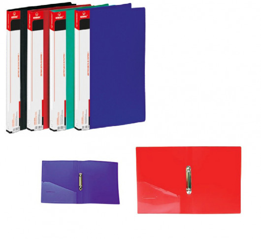 Папка А4, 25мм., 2кільця (PР), черв. NORMA - фото 3