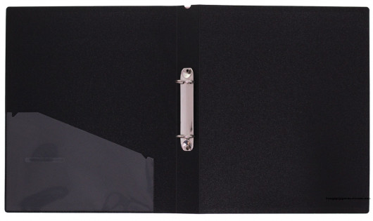 Папка А4, 25мм., 2кольца (PР), черн. NORMA - фото 2