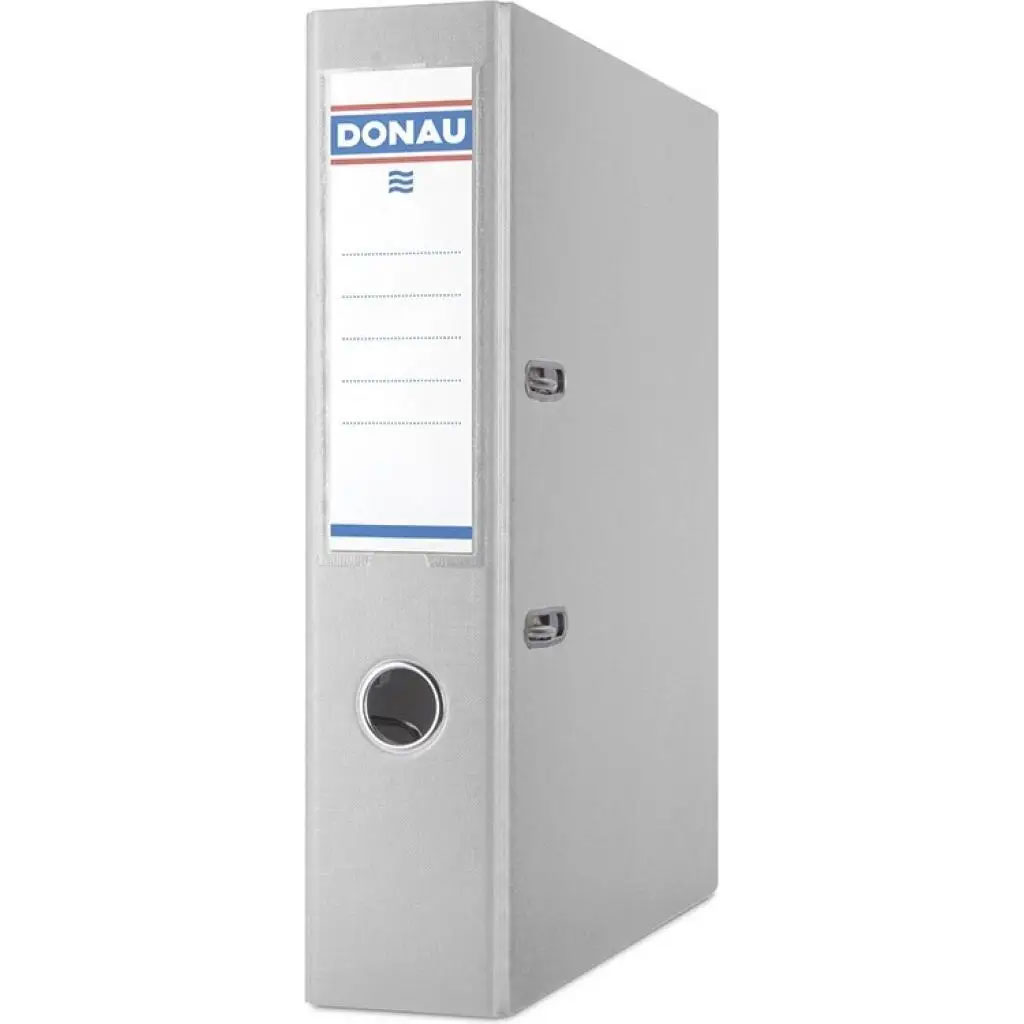 Регистратор 7,5см. А4 (PP), Master, сер. DONAU - фото 3