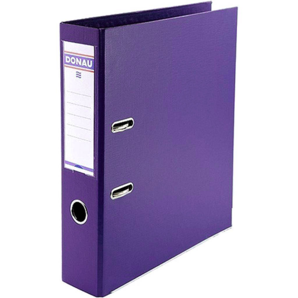 Регистратор 7,5см. А4 (PP), Master, фиолет. DONAU - фото 4