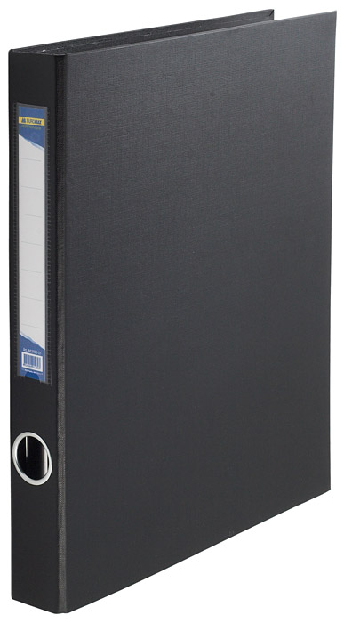 Папка А4, 40мм., 2кільця, чорн. BuroMax - фото 3