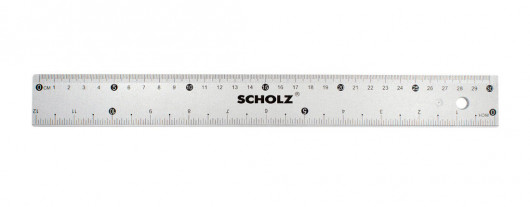 Линейка пластиковая 30см., прозр. Scholz - фото 3