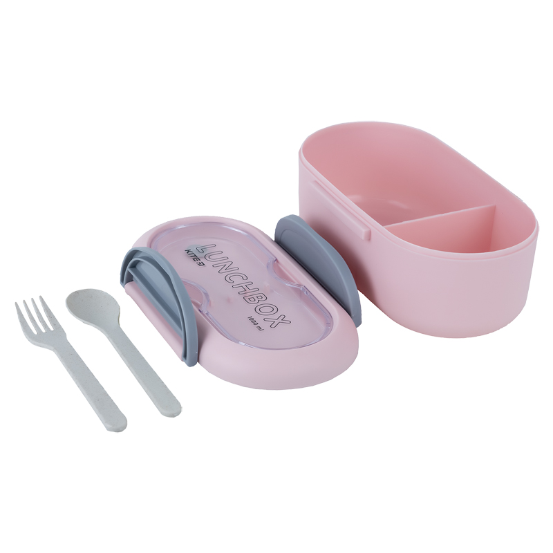 Ланчбокс з розділювачем 1000 мл, рожевий Kite - фото 7