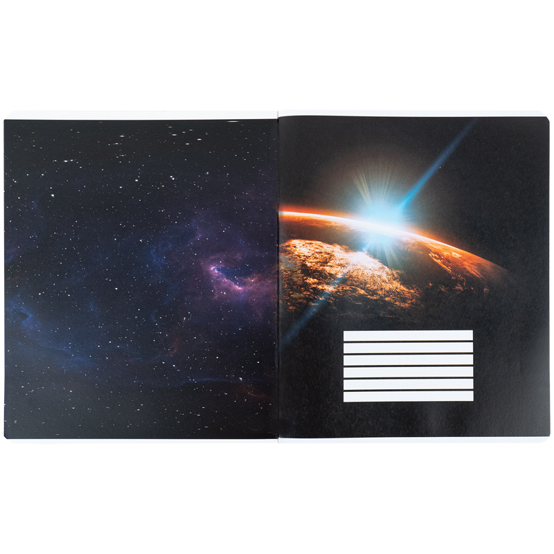 Зошит 48 арк., кл., софт тач + УФ лак, NASA (NS24-259) Kite - фото 12