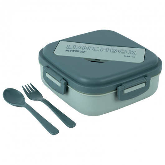 Ланчбокс з розділювачем 1100 мл, зелений Kite - фото 7