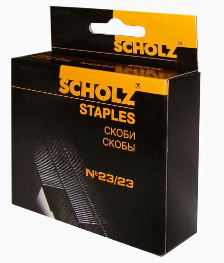 Скоби для степлера 23/23, 1000шт./уп. Scholz - фото 3