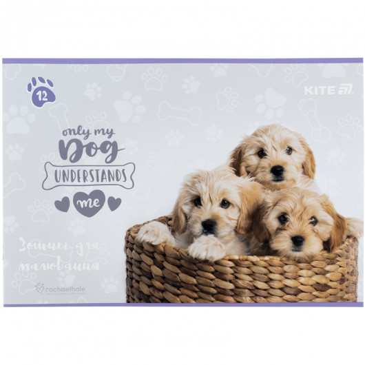 Зошит для малювання, 12 арк., скоба, софт тач + УФ лак, RH (R25-241) Kite - фото 10