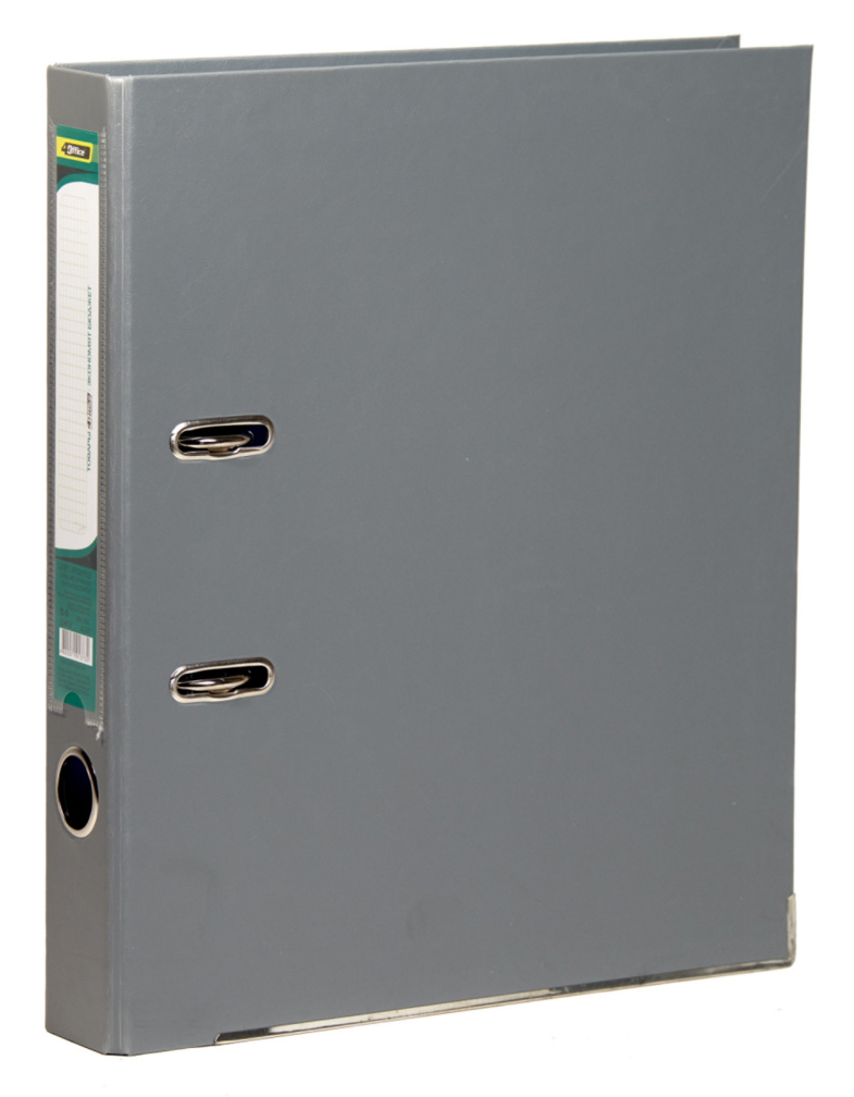 Реєстратор 5см. А4 (PP), сір. 4Office - фото 2