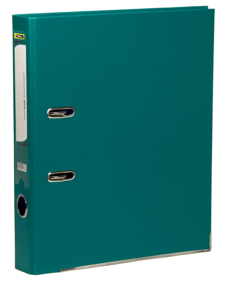 Регистратор 5см. А4 (PP) односторонний, зелен. 4Office - фото 2