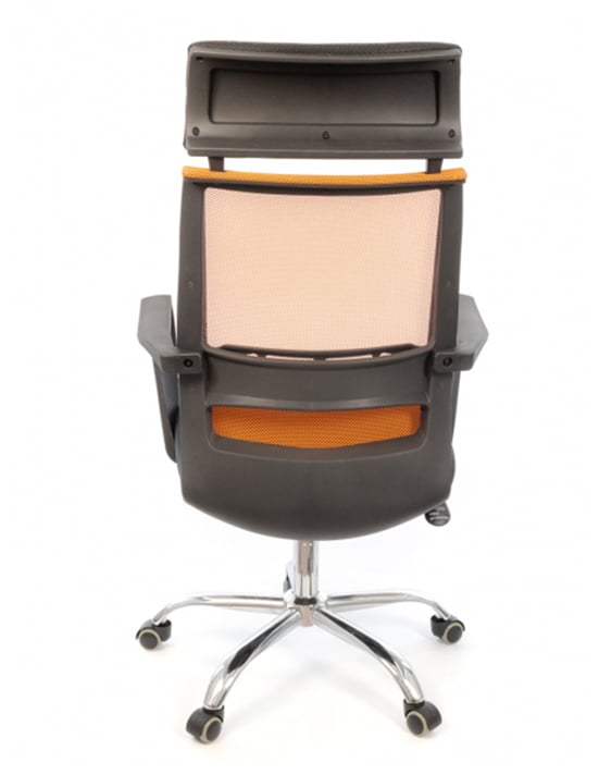 Кресло для персонала Крокус CH TILT, оранж. АКЛАС - фото 4