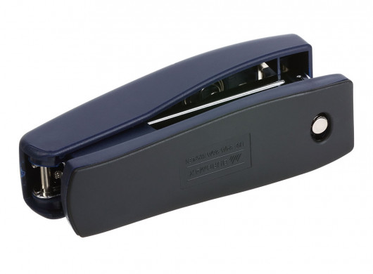 Степлер 24/6, 20л., глубина захвата 65мм., темно-син. BuroMax - фото 5