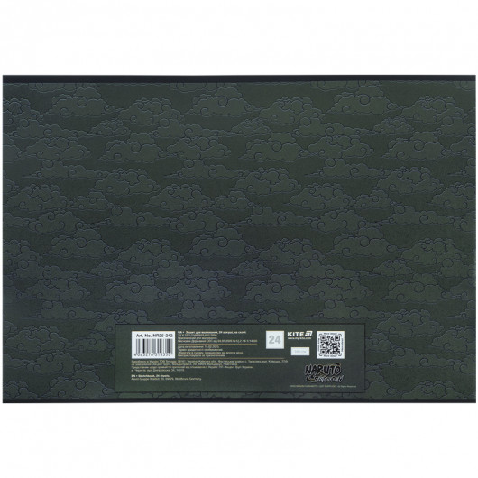 Тетрадь для рисования, 24 лист., скоба, гибр. лак + УФ лак, Naruto Shippuden (NR25-242) Kite - фото 10
