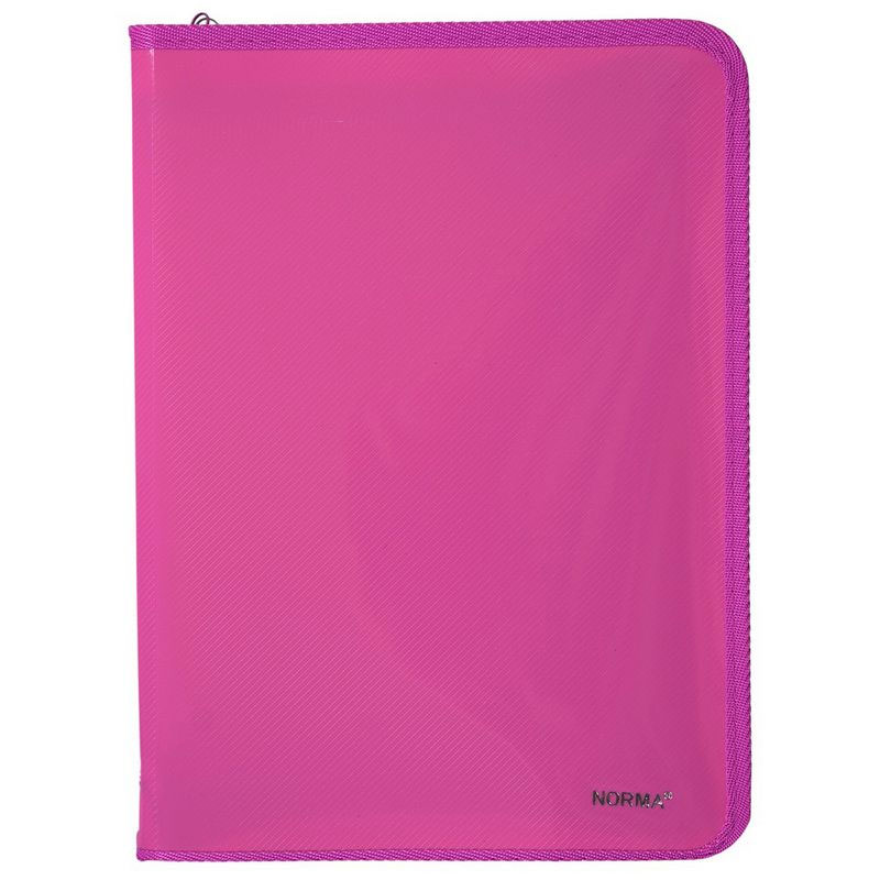 Папка на молнии А4, 30мм., непрозрачная, рифлёная, ассорт. NORMA - фото 9