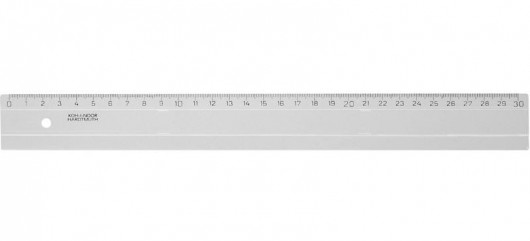 Лінійка пластикова 30см, прозор. Koh-i-noor - фото 4