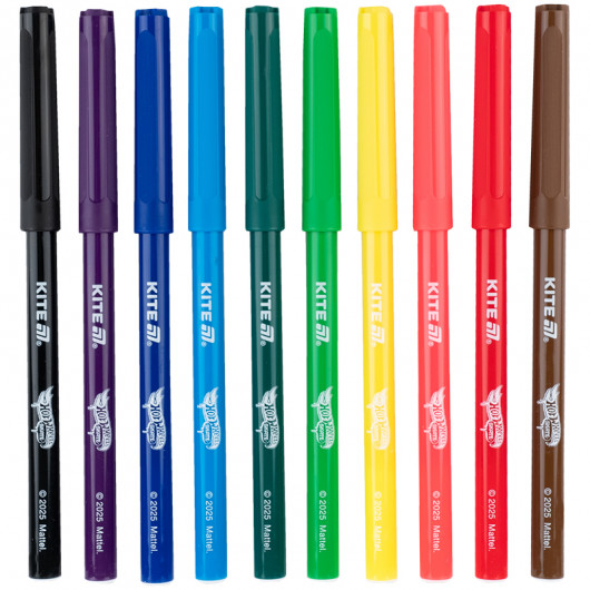 Фломастери, набiр 10 шт. «Hot Wheels» Kite - фото 3