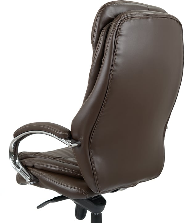 Кресло Валенсия Soft CH MB (Кожа LC-K) коричневый АКЛАС - фото 19