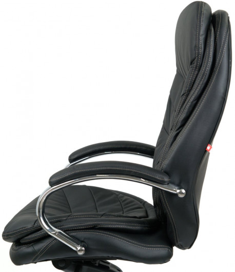 Кресло Валенсия Soft CH MB (Кожа LC-A) черный АКЛАС - фото 21