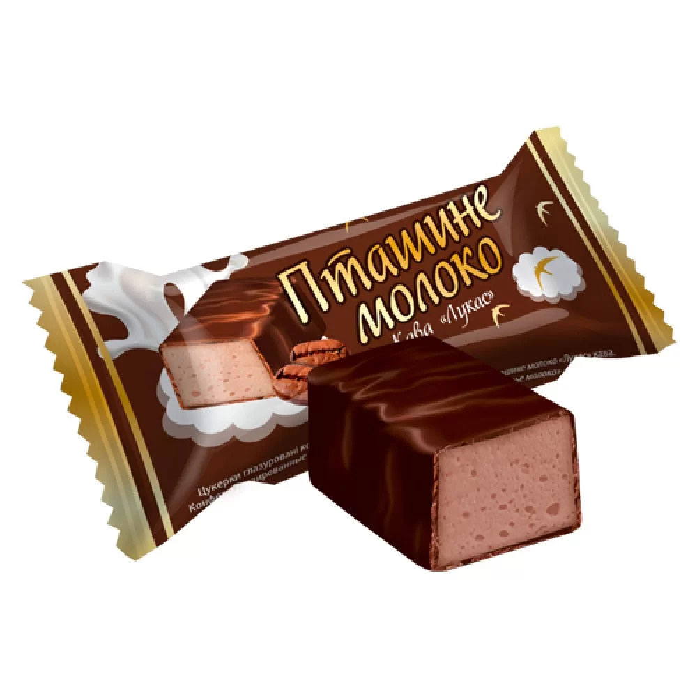 Конфеты Птичье молоко с кофейным наполнителем, 2,3кг. Лукас - фото 2
