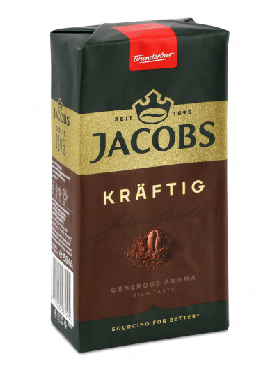Кофе молотый Jacobs Kraftig, 250г., купаж арабика/робуста (8711000567005) Jacobs - фото 5