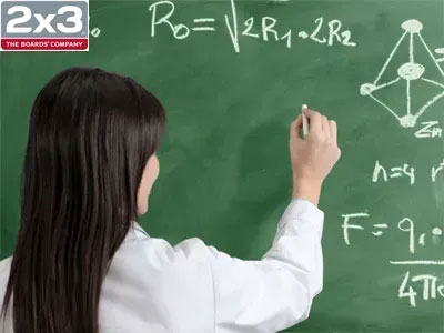 Школьная доска магнитно-меловая X-line 100*150см. TKX1510, алюмин. рамка, лакир. поверхн., зелен. 2x3 - фото 3