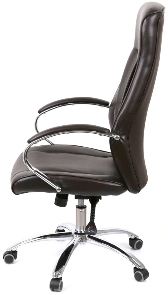Кресло для руководителя Дрим CH ANF, темно-корич. АКЛАС - фото 30