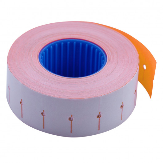 Етикет-стрічка 22*12мм., прямокутні, внутрішня намотка, 1000шт./рул., 10рул/уп., помар. BuroMax - фото 2