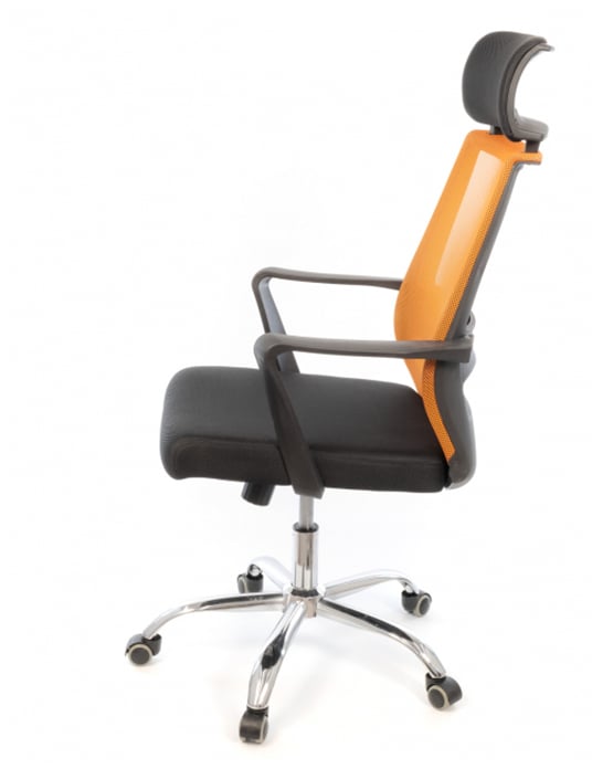 Кресло для персонала Крокус CH TILT, оранж. АКЛАС - фото 5