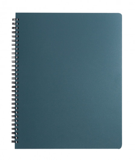 Зошит на спіралі А4 (204*274мм.), 96л.,  клітинка, OFFICE, пластикова обкладинка, графіт BuroMax - фото 2