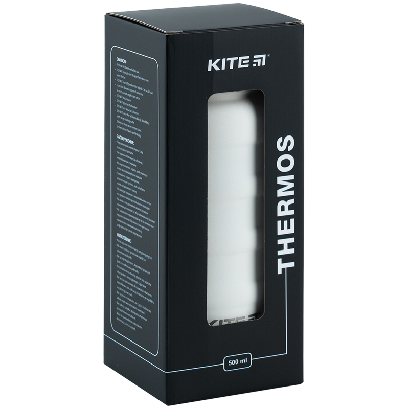 Термос 500 мл, белый Kite - фото 3