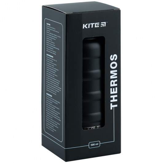 Термос 500 мл, черный Kite - фото 3
